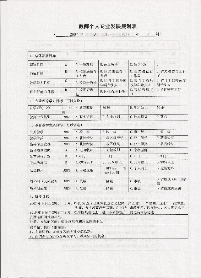 员工个人发展计划表范本，打造卓越职业之路的蓝图工具详解及数据资料解读