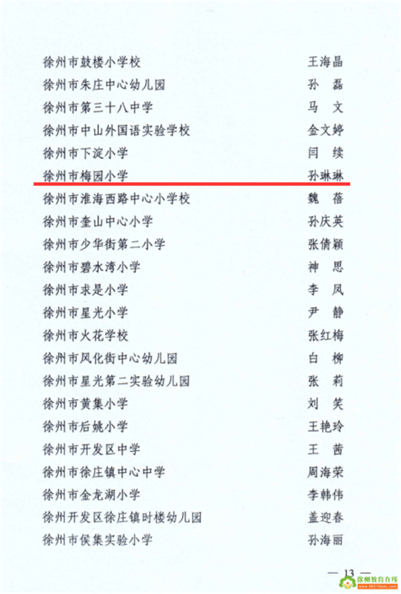 徐州市教育局公示名单出炉，学子精英脱颖而出！效率资料详解