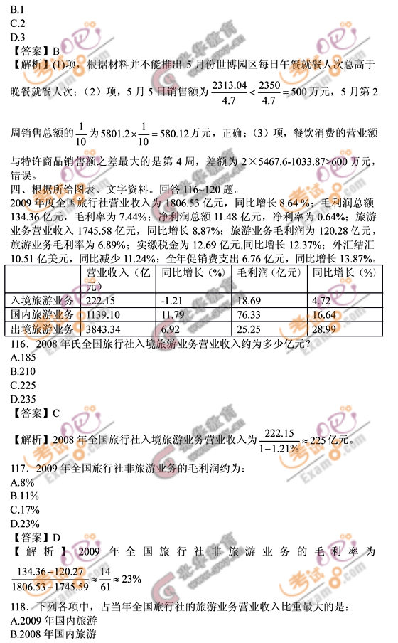 行测题库解析及答题指南